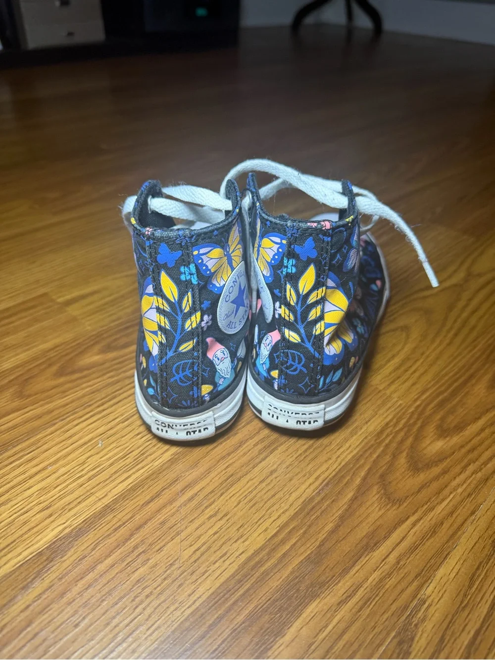 Converse Chuck Taylor All Star Butterfly Gnome Mushroom High Top Sneakers 1